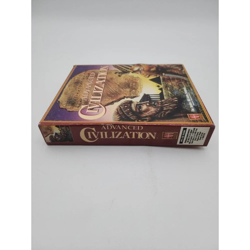 Advanced Civilization PC CD-ROM Big Box Game Avalon Hill 1995 Complete CIB